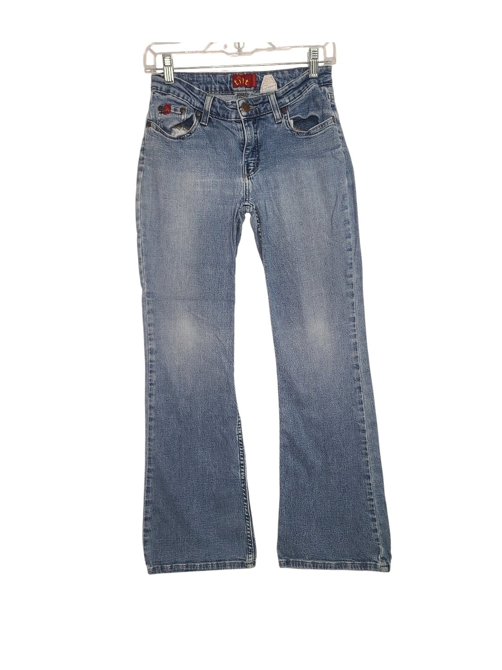 Tilt Blue Medium Wash Flare Leg Stretch Jeans Size 0S